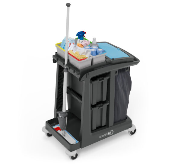Eco-Matic EM2 Cleaning Trolley