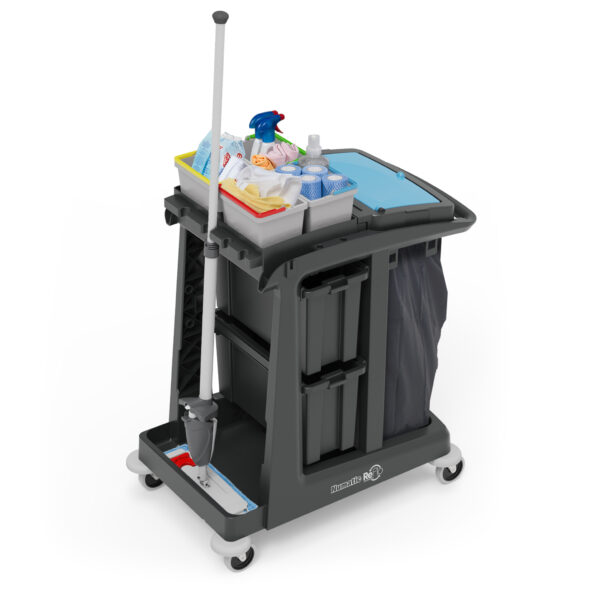 Eco-Matic EM2 Cleaning Trolley