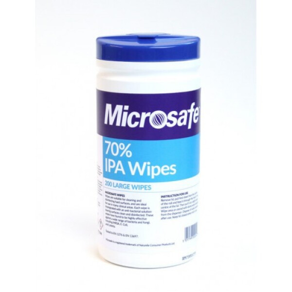 Microsafe Disinfectant Surface Wipes 70% IPA