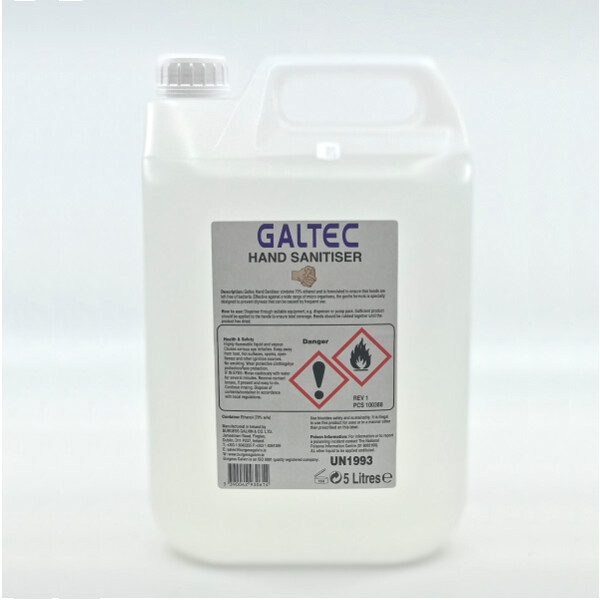 Galtec Hand Sanitiser Liquid 5 Litres