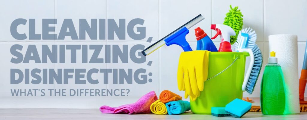 Cleaning Sanitizing and Disinfecting