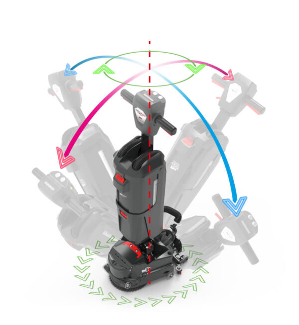 220NX Scrubber Dryer maneuverable