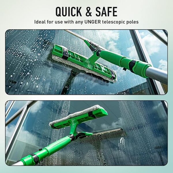 Unger VisaVersa Window Squeegee & Washer quick and safe